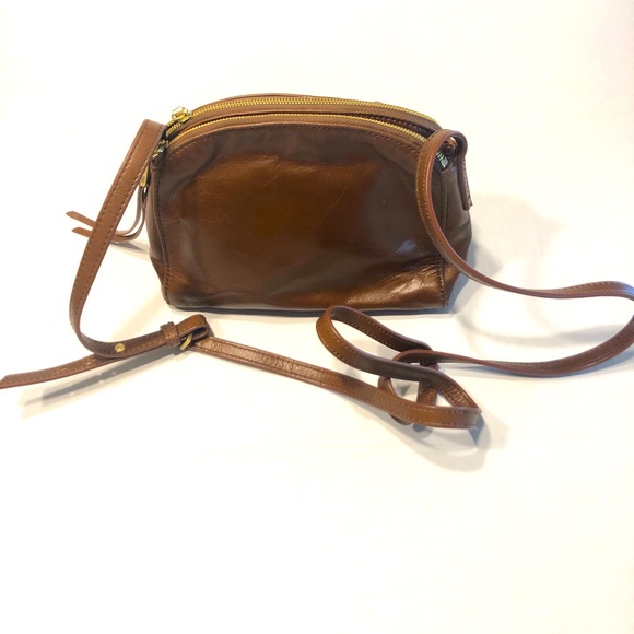 HOBO Handbags - HOBO Chocolate Brown Leather Crossbody